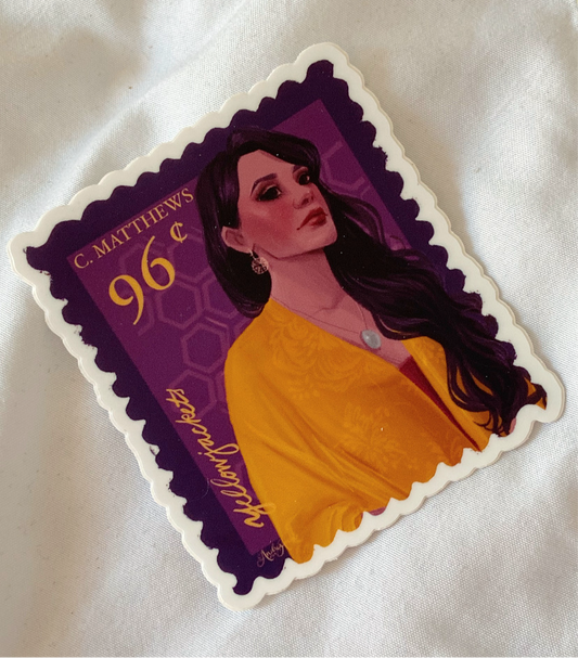 Charlotte Stamp Sticker