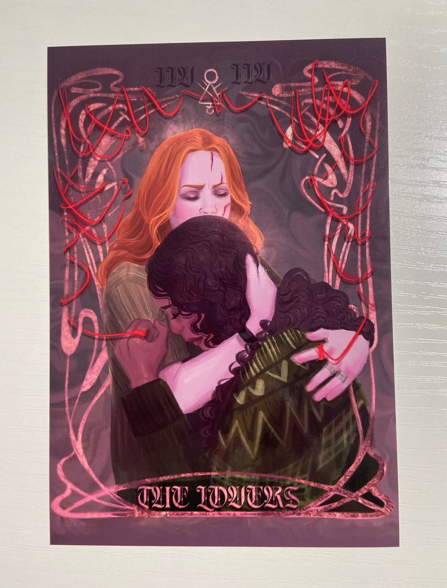 Tai and Van Lovers Tarot Card Print