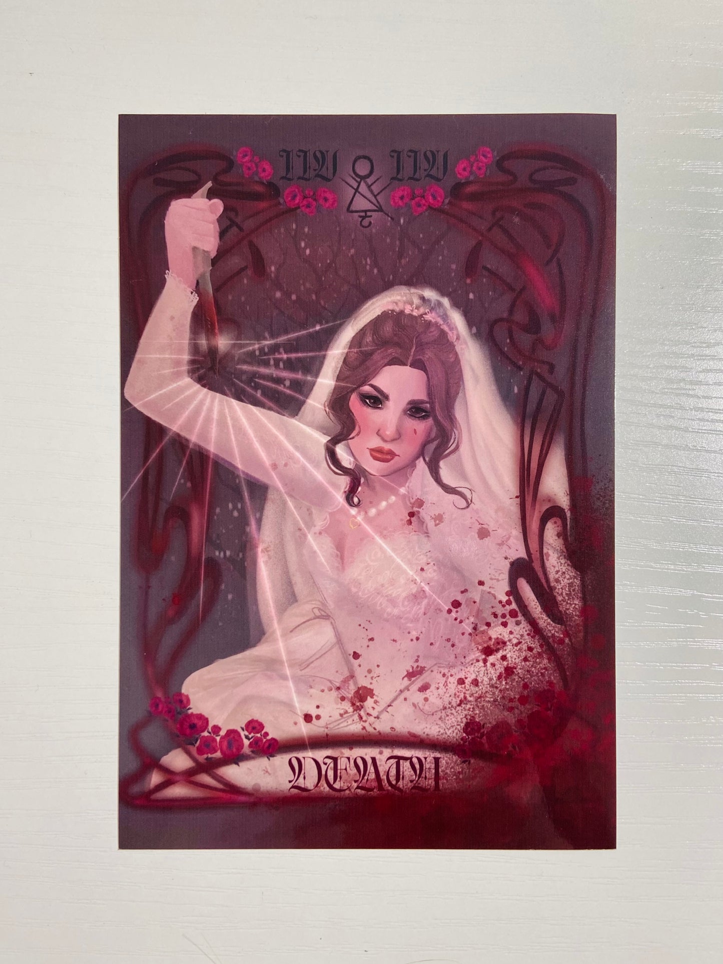 Shauna Death Tarot Card Print