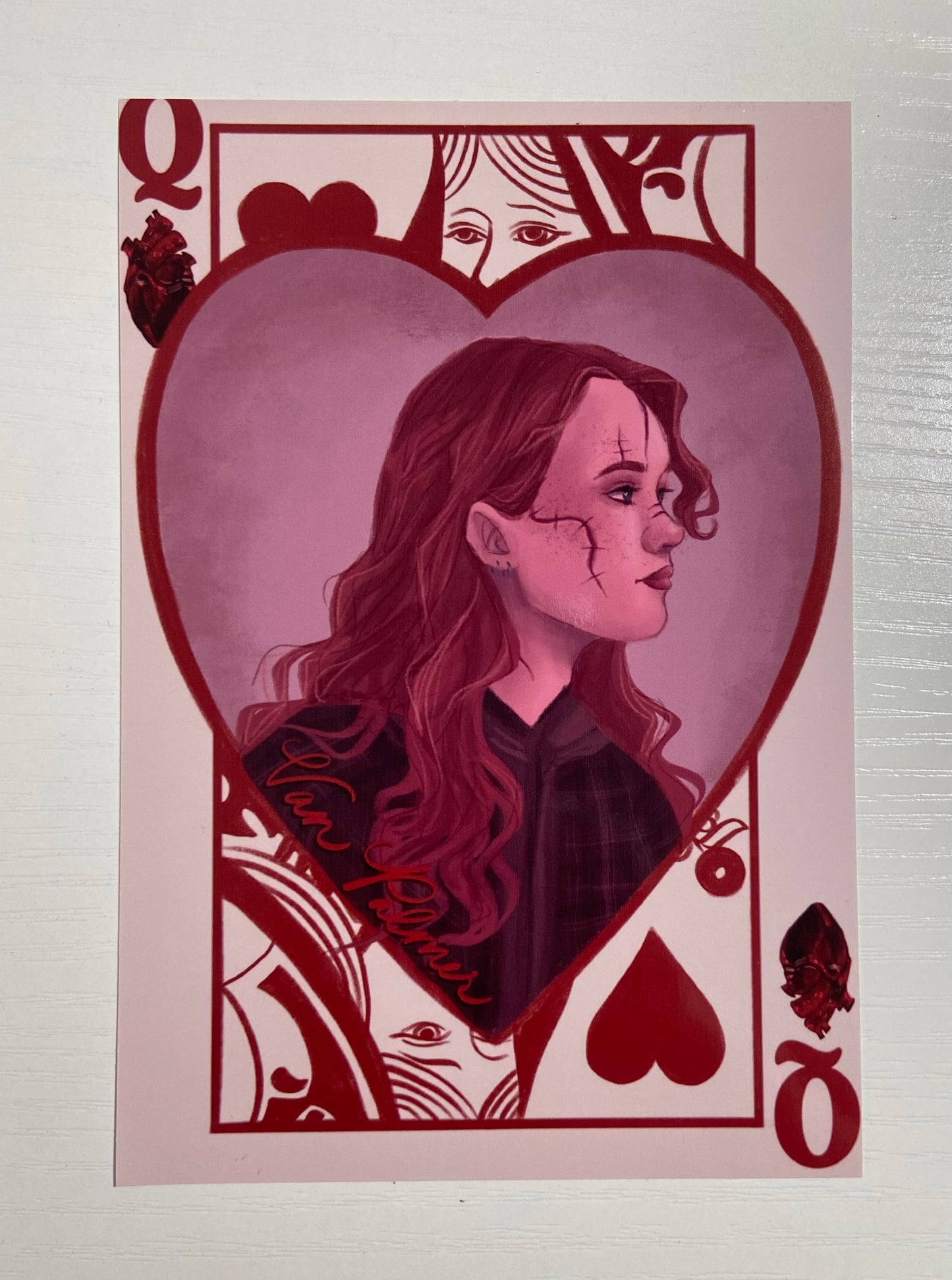 Van Valentine’s Queen Card Print