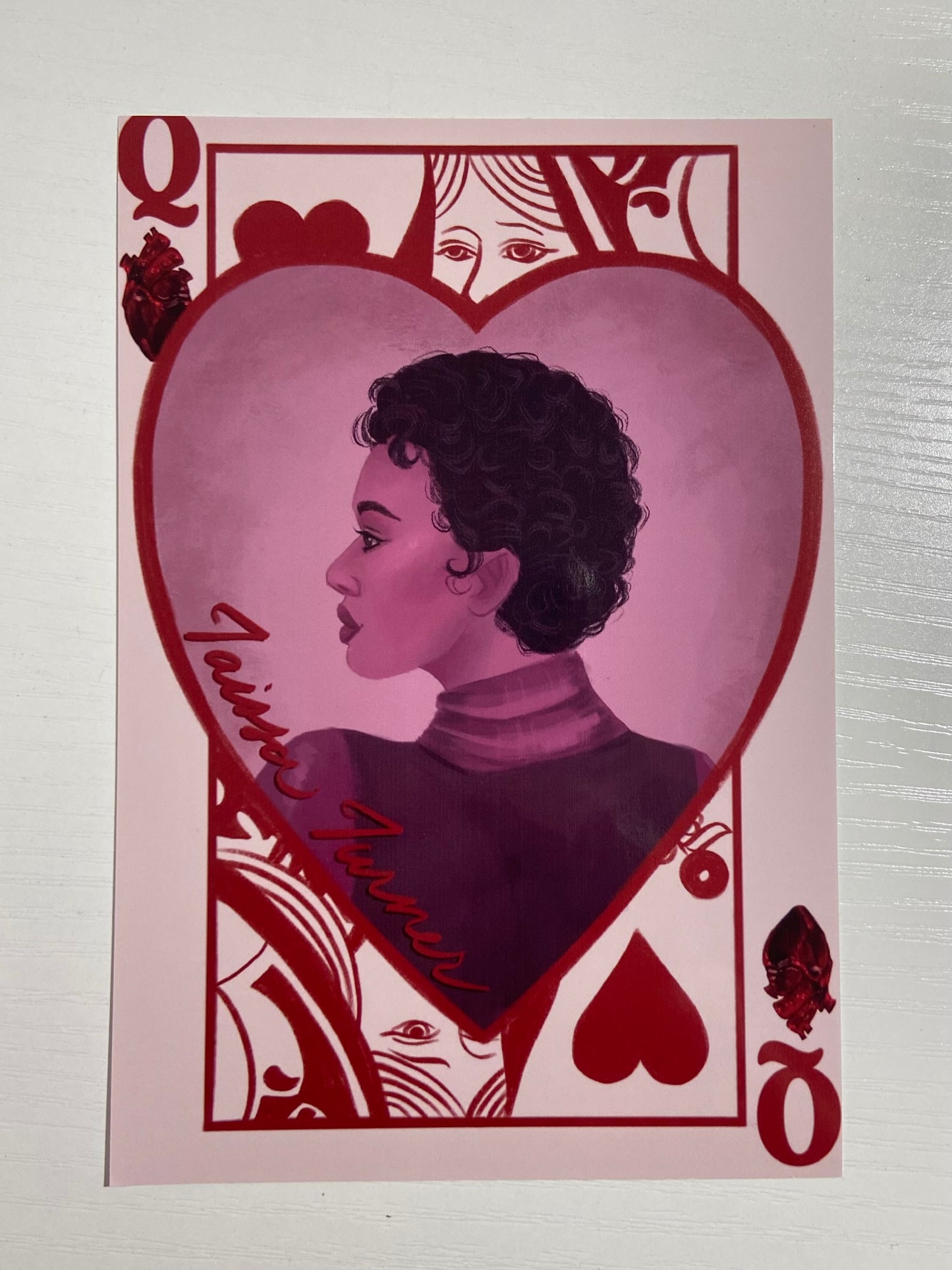 Tai Valentine’s Queen Card Print