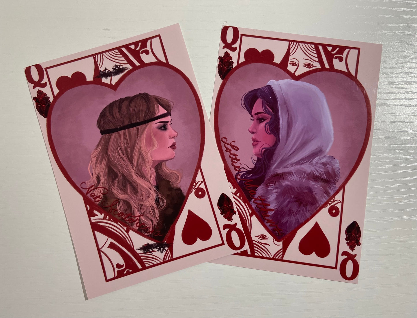 Lottie Valentine’s Queen Card Print