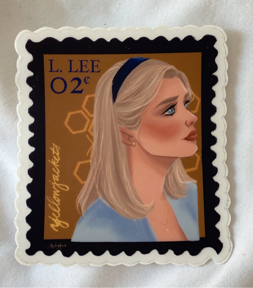 Laura Lee Stamp Sticker