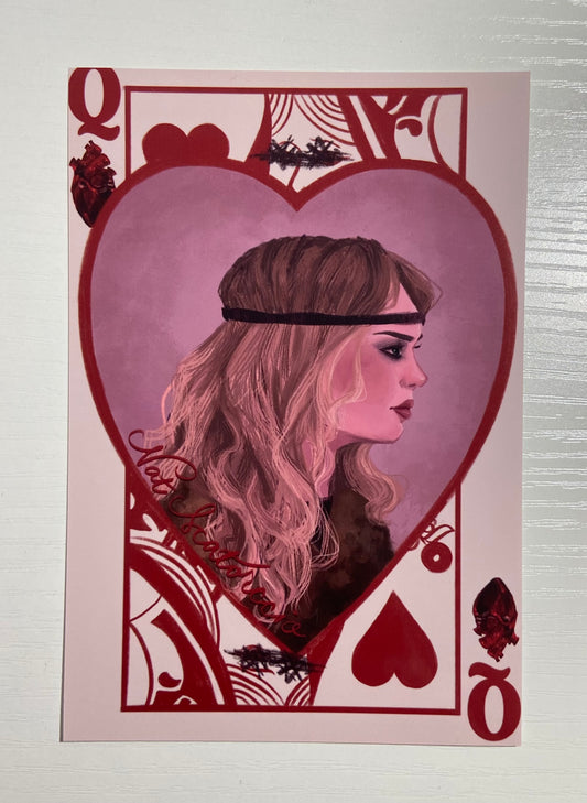 Nat Valentine’s Queen Card Print