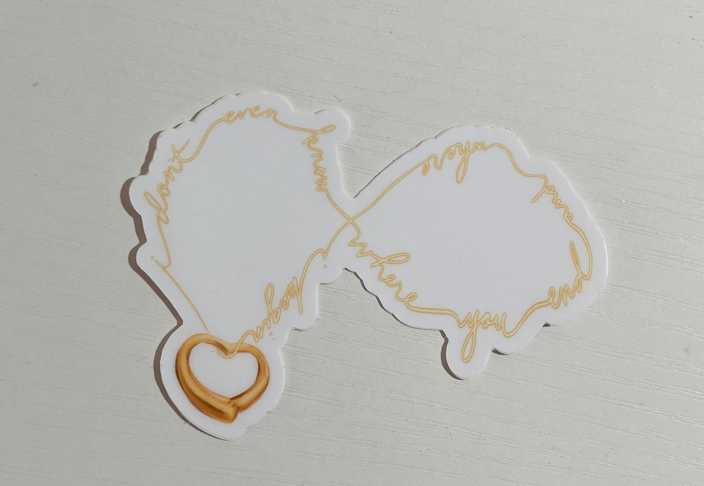 Jackieshauna Heart Necklace Sticker