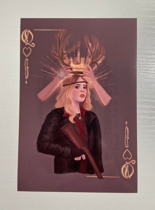 Nat Antler Queen Card Print