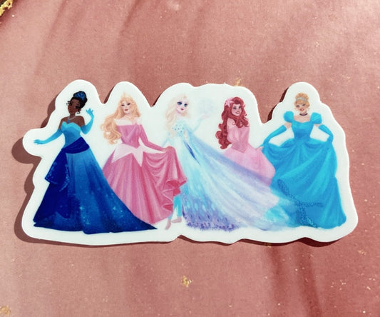 Trans Flag Princess Sticker SALE