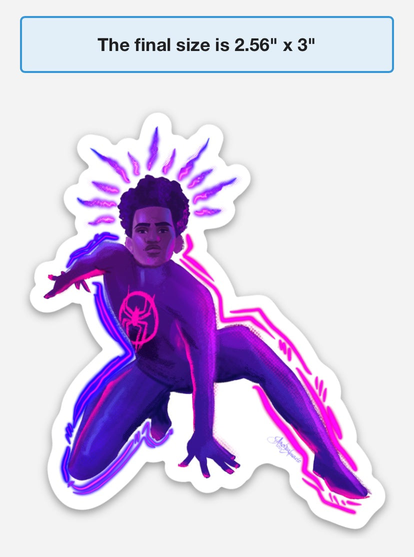 Miles Morales June Sticker SALE