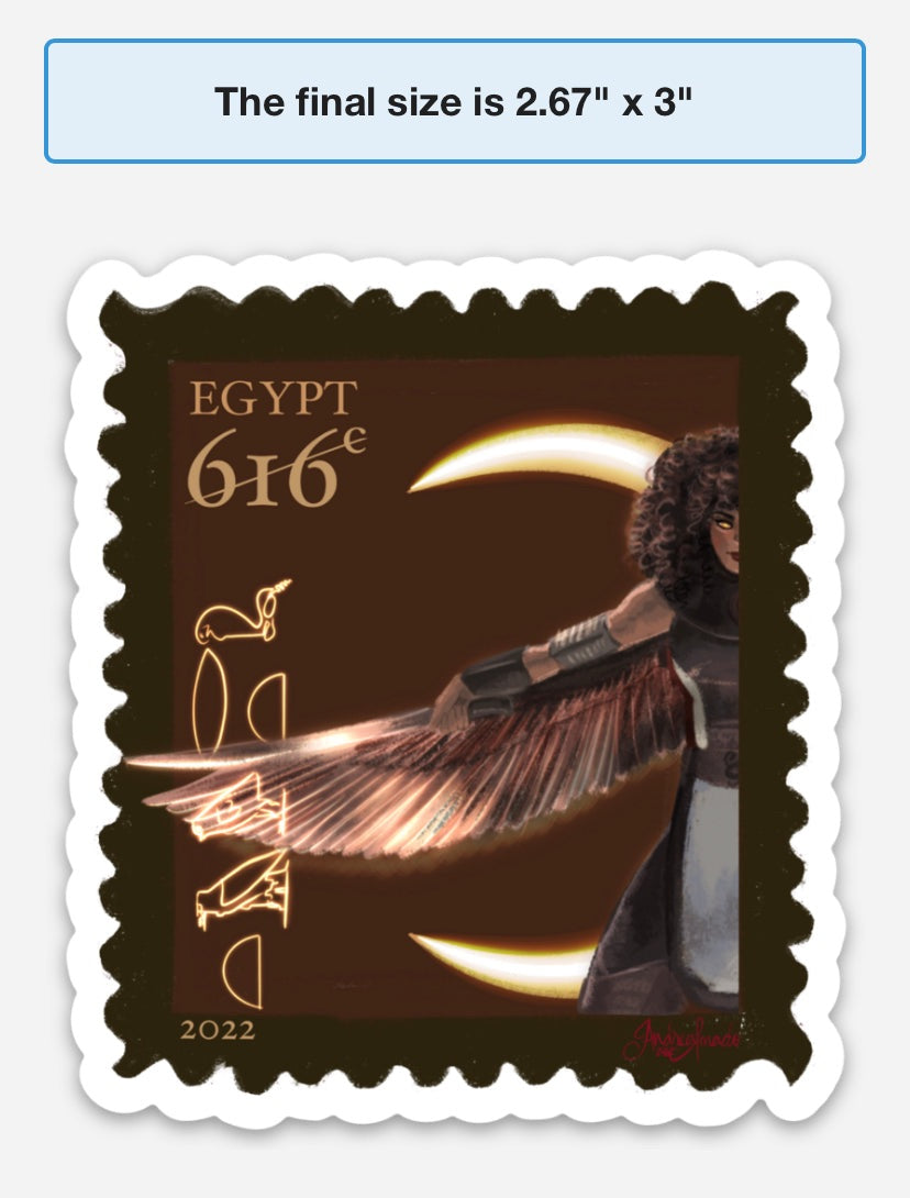 Layla Moon Knight Postage Stamp Sticker SALE