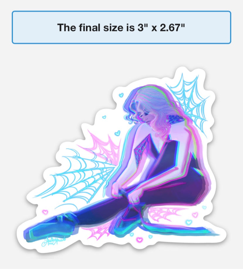 Spider-Gwen June Sticker SALE