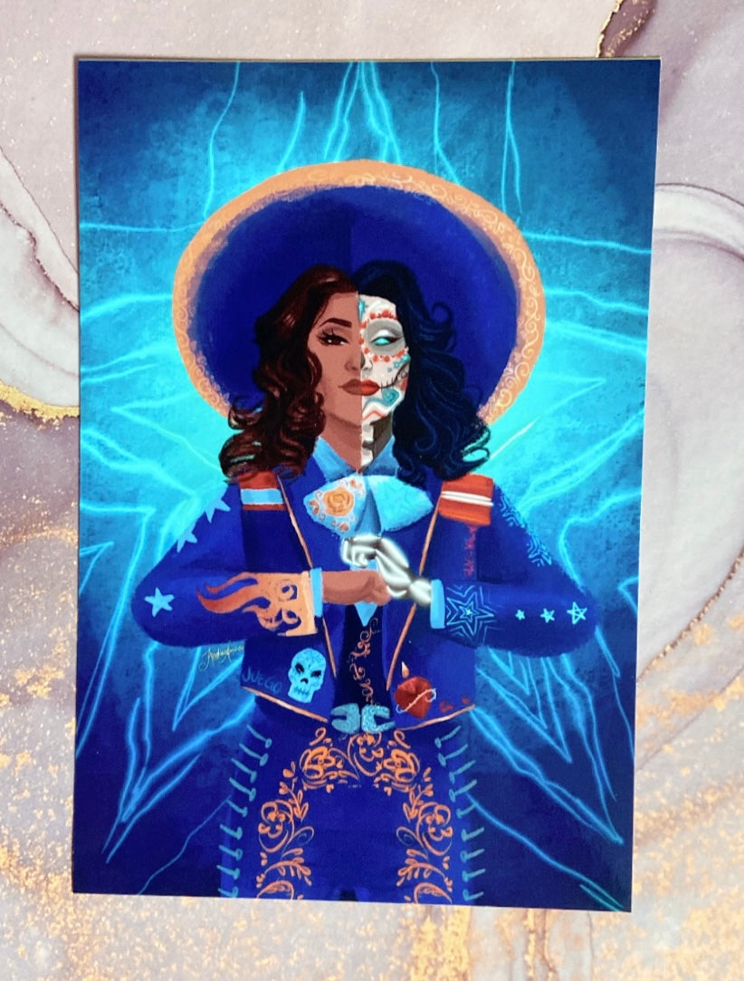 Mariachi Día de Muertos America Chavez Print SALE