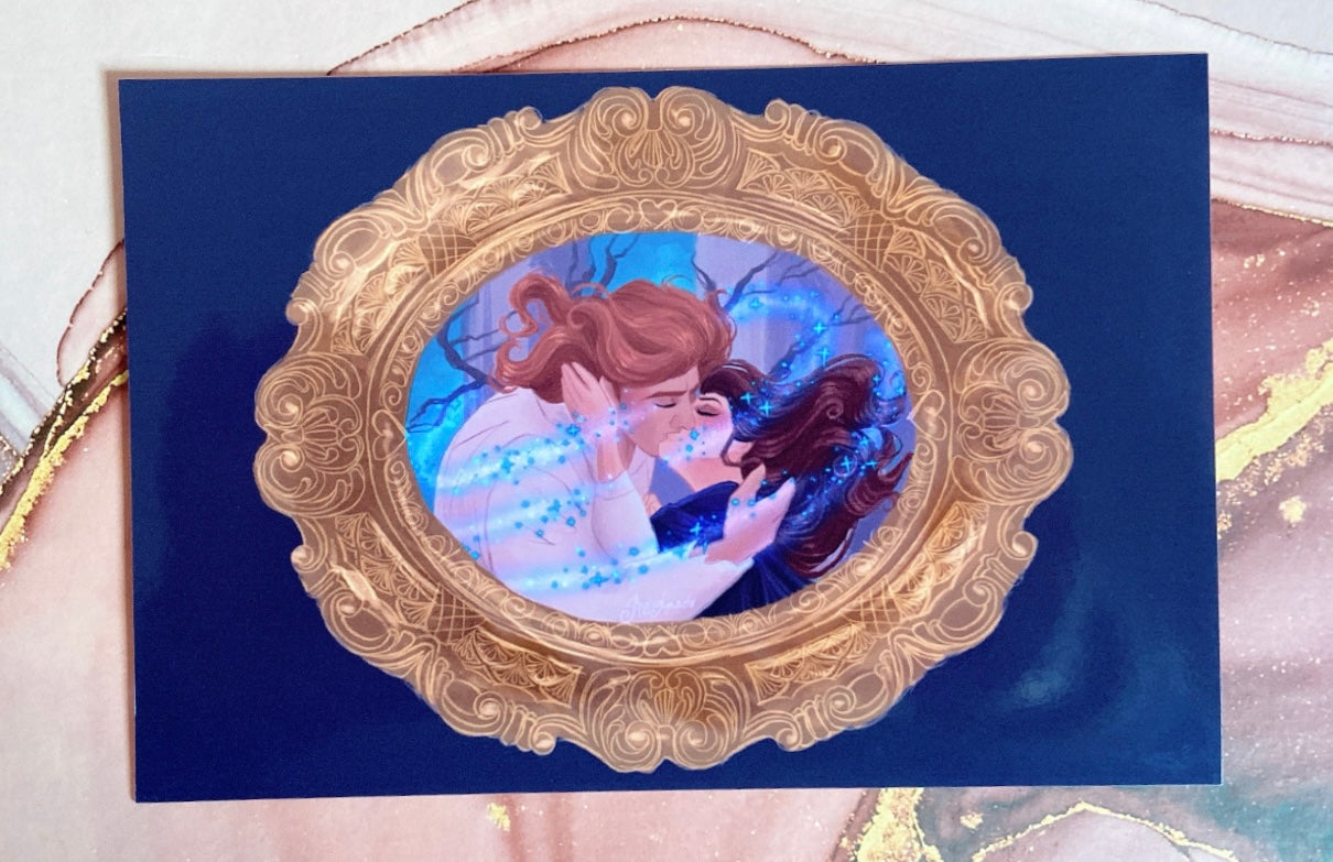 True Love’s Kiss Beauty and the Beast Valentine’s Print SALE